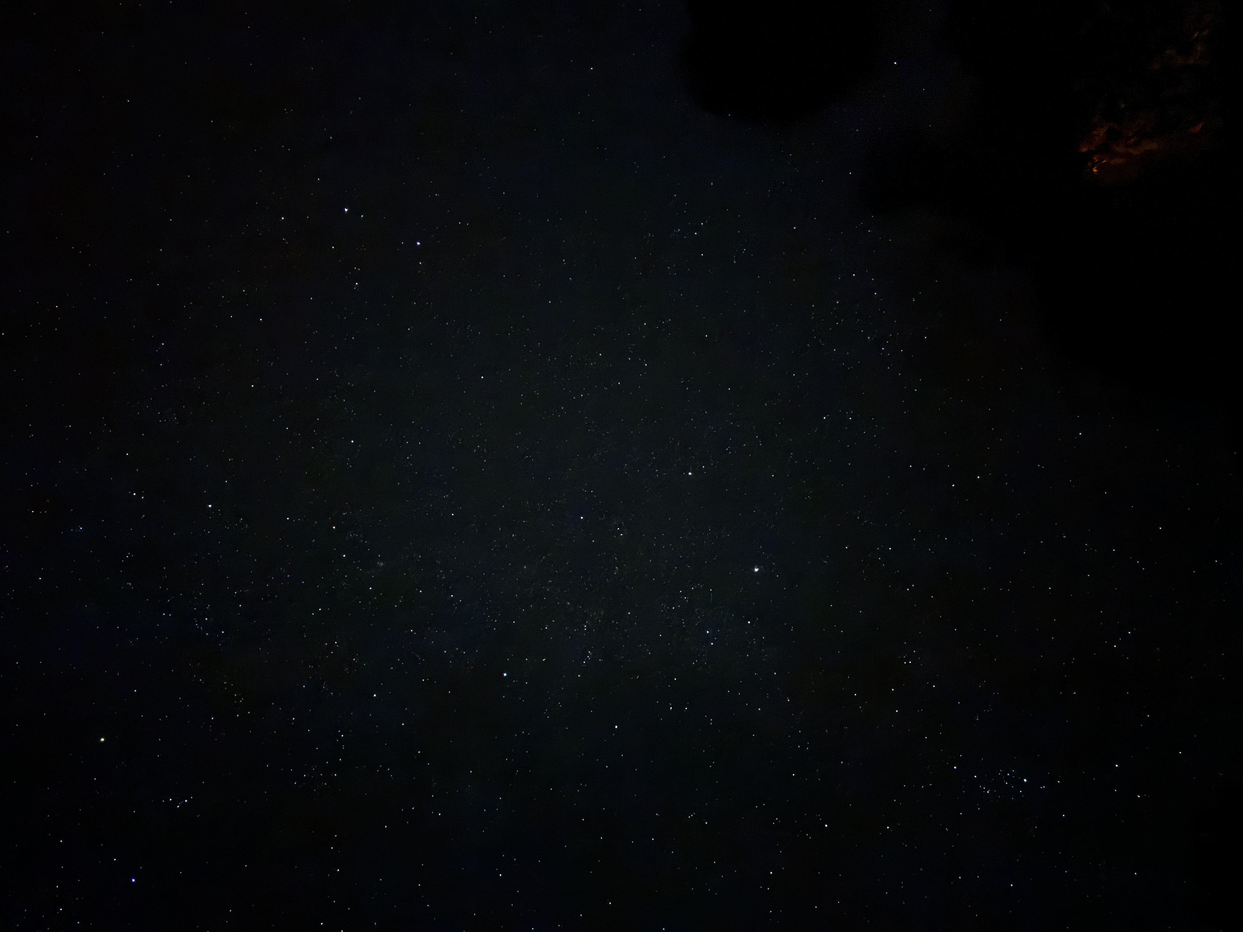 Night sky with stars